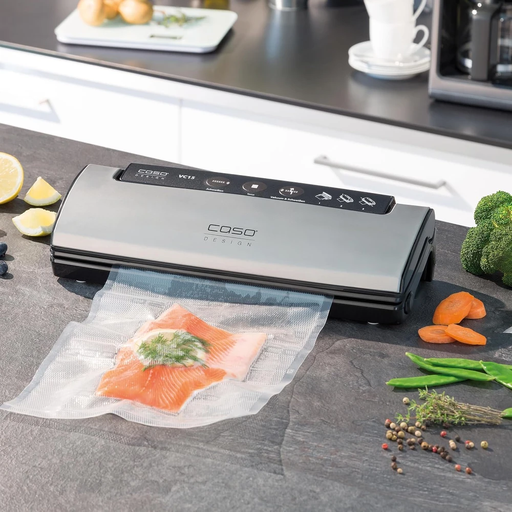 Caso Vacuum Sealer VC 15 sidabrinis juodas (1371)