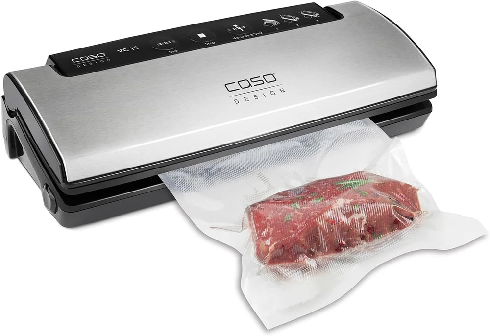 Caso Vacuum Sealer VC 15 sidabrinis juodas (1371)