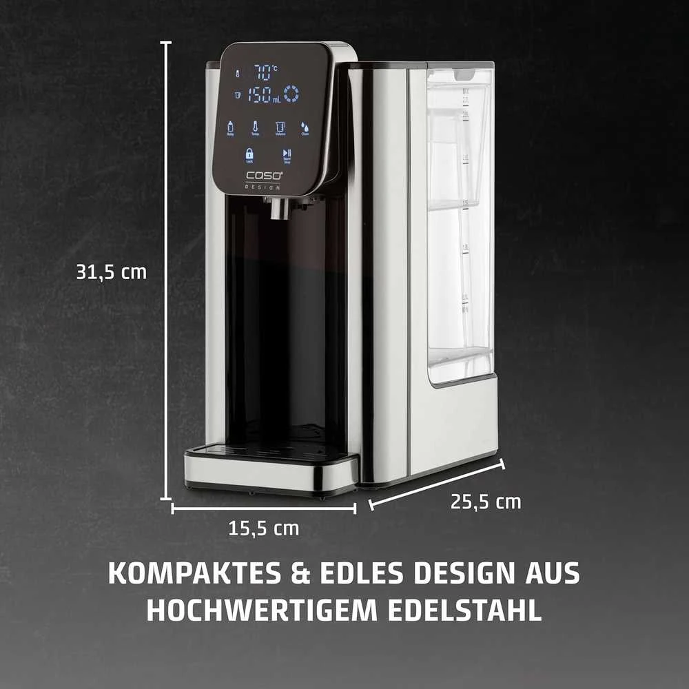 Caso vandens šildytuvas 2,7 l 2600 W, nerūdijantis plienas, HW660