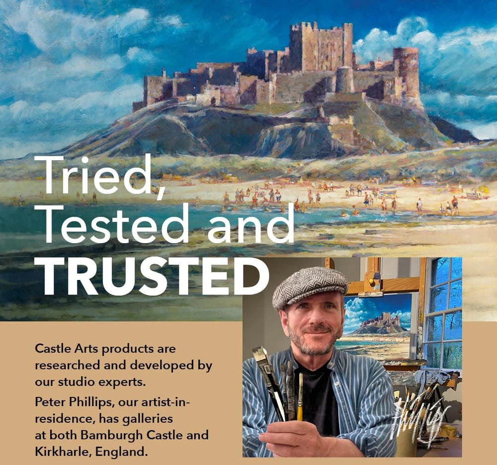 Castle Art Supplies akvarelinių pieštukų rinkinys portretams, 24 vnt. spalvoti, speciali dėžutė