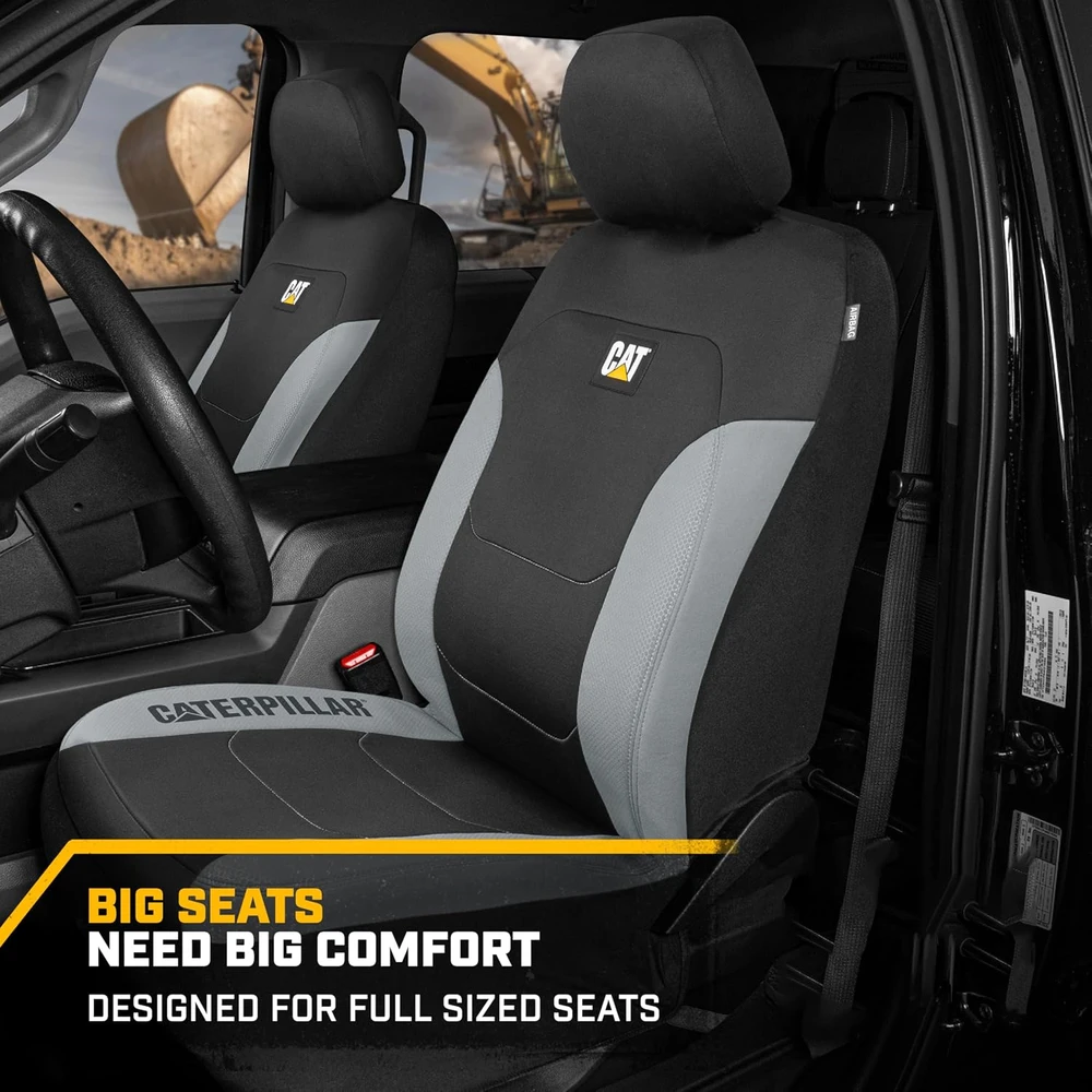 CAT FlexFit universalių priekinių automobilio sėdynių užvalkalų rinkinys, 2 vnt., CASC-2274-GR