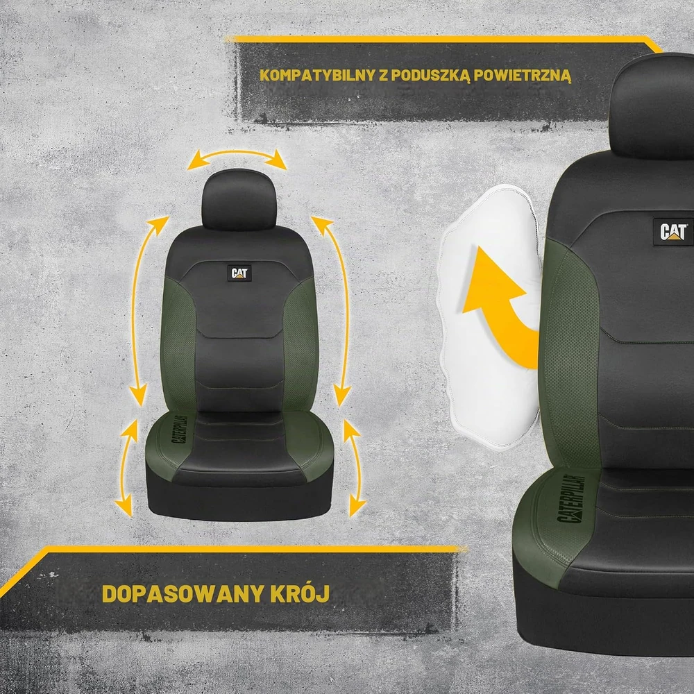CAT Flexfit universalūs priekinių automobilio sėdynių užvalkalai, 2 vnt., CASC2274