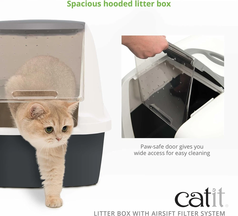 Catit uždara kačių kraiko dėžė su anglies filtru 57 x 39 x 46.5 cm 50702