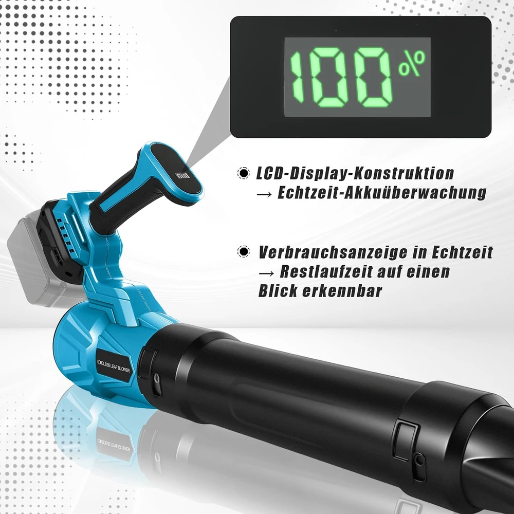 Catolsss akumuliatorinis lapų pūstuvas 18 V, 5 greičiai, 180 km/h, FTA0305-MK-DE