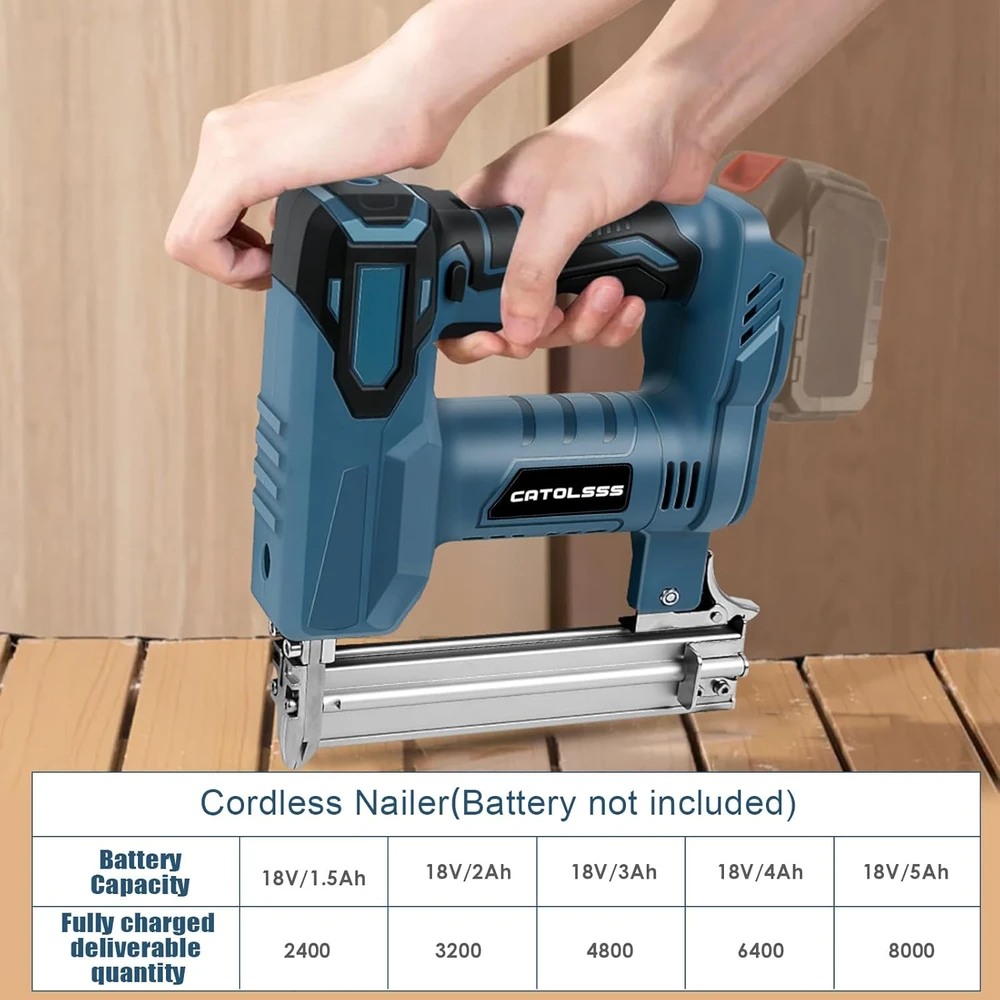 Catolsss akumuliatorinis vinių ir kabučių pistoletas, 18 V, 100 W, 2 režimai, 18G, be akumuliatoriaus, FTA0115-MKLB