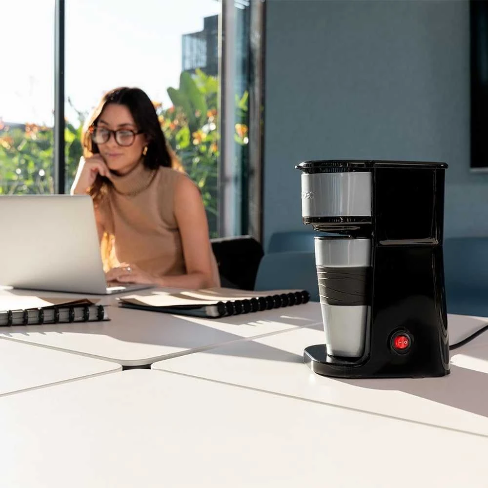 Cecotec Coffee 66 Drop&Go lašinis kavos aparatas su termopuodeliu, 420 ml, 700 W
