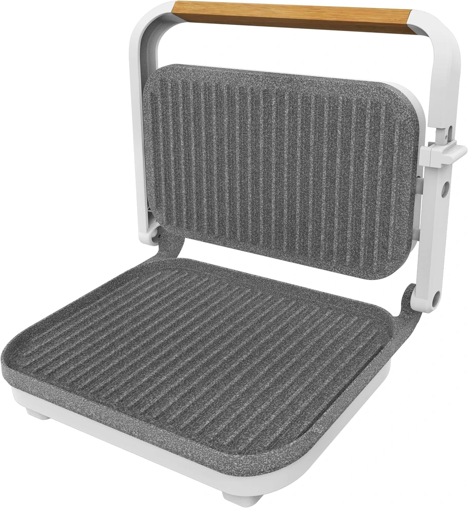 Cecotec elektrinis grilis 1300 W su RockStone danga Rock'nGrill 1300 Wood W 03496