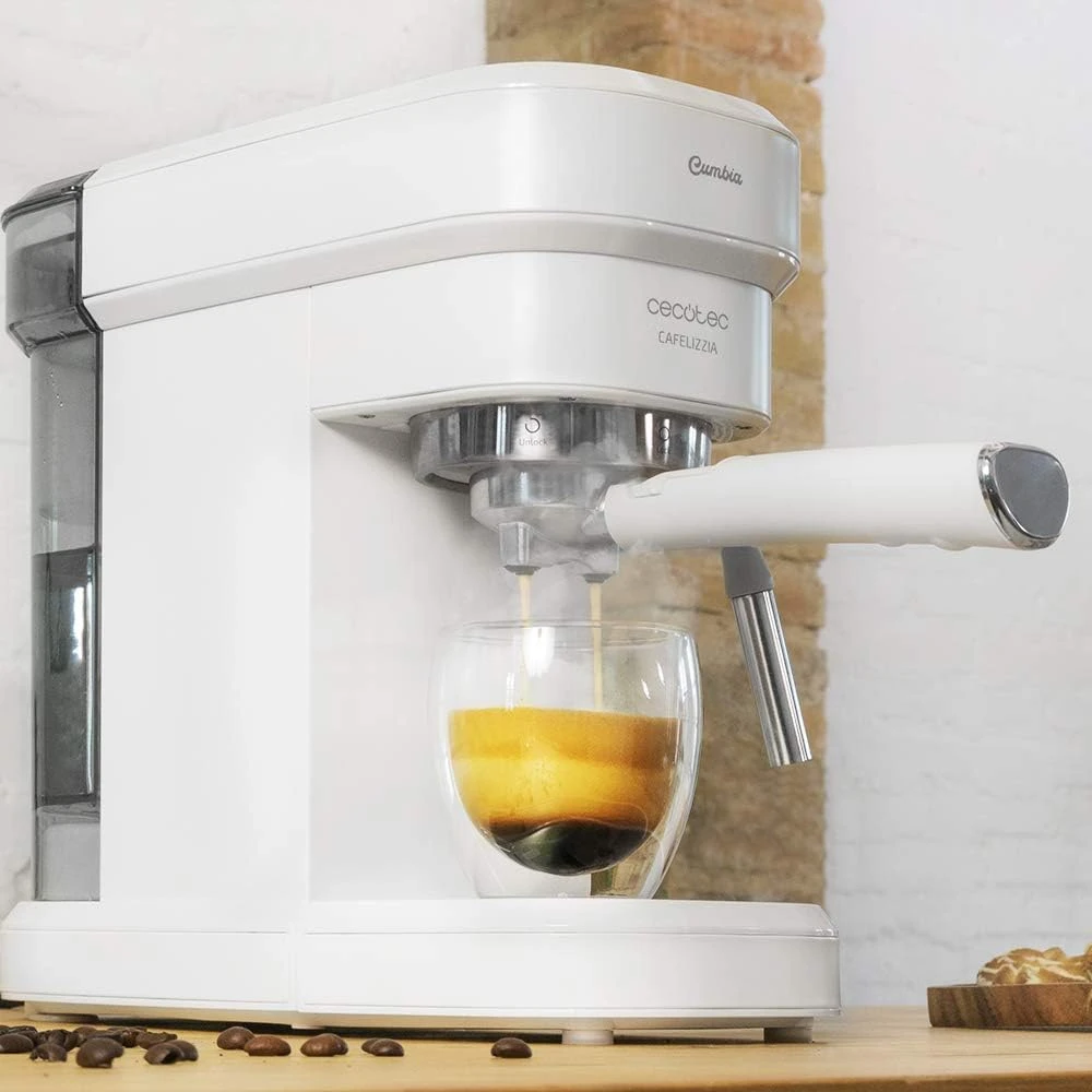 Cecotec espresso kavos aparatas Cafelizzia 790, 1350 W, 20 bar, 1,2 l, baltas