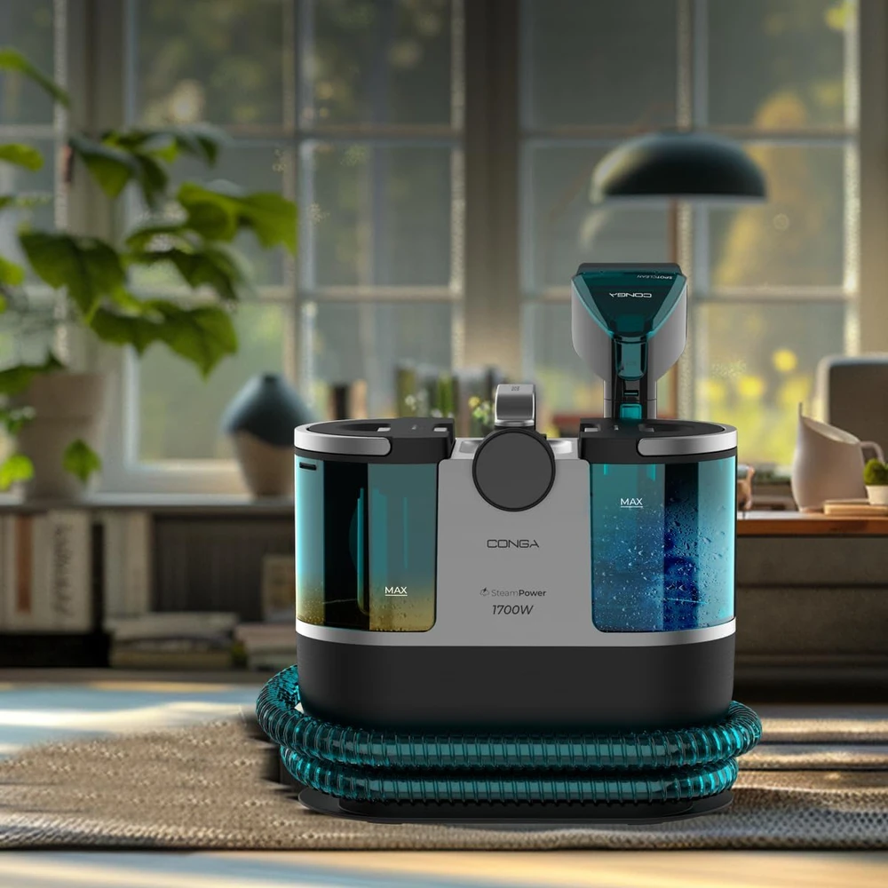 Cecotec garinis minkštų baldų valytuvas 1700 W, 7 m, Conga 7000 Carpet&Spot Clean Steam XXL