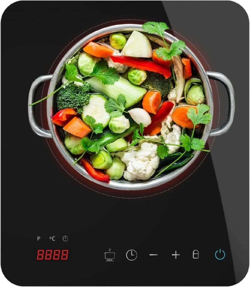 Cecotec Full Magma Single | Number of burners/cooking zones 1 | Touch | Induction | Juodas