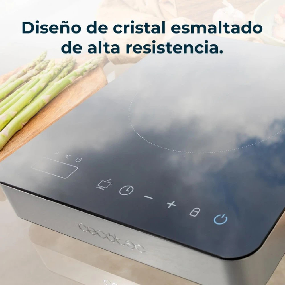 Cecotec Full Magma Single | Number of burners/cooking zones 1 | Touch | Induction | Juodas