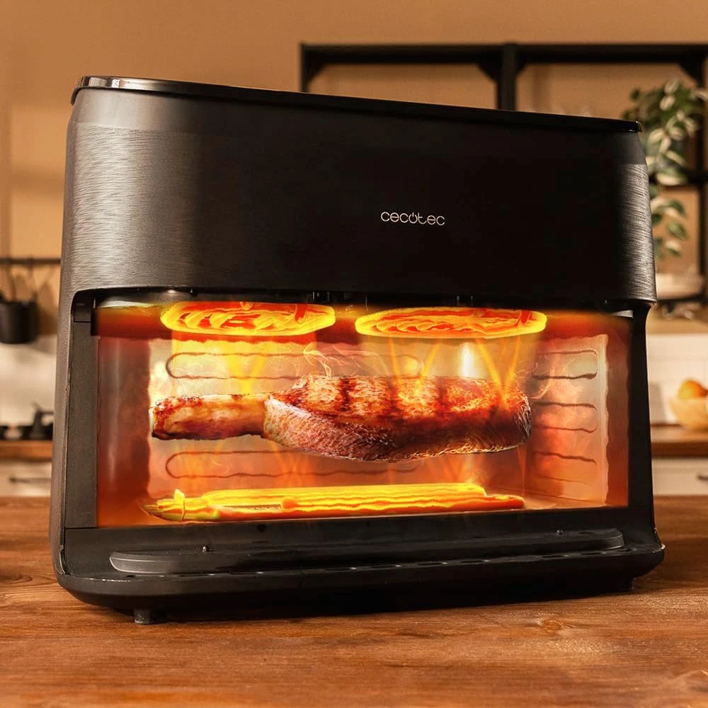 Cecotec karšto oro gruzdintuvė 11 l, 2900 W su trigubu griliumi A90_EU01_101138