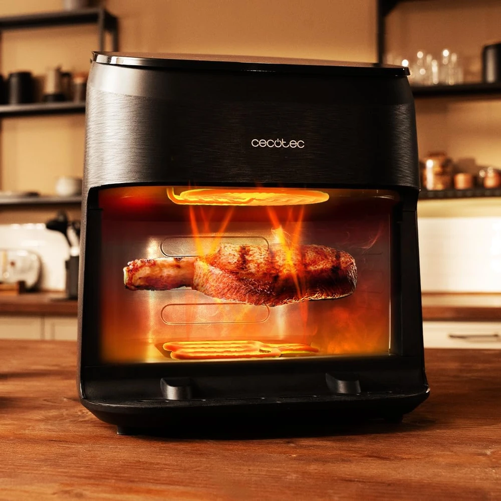 Cecotec karšto oro gruzdintuvė su griliumi ir rūkykla 6.5 l, 2200 W, Cecofry&Grilis Smokin' 6500 Plus