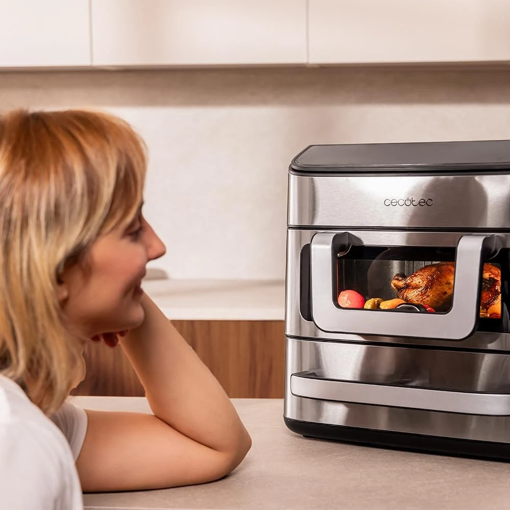 Cecotec karšto oro gruzdintuvė su picos krosnele 18 l, 2700 W, Cecofry FoodCourt 18000 4Pizza +