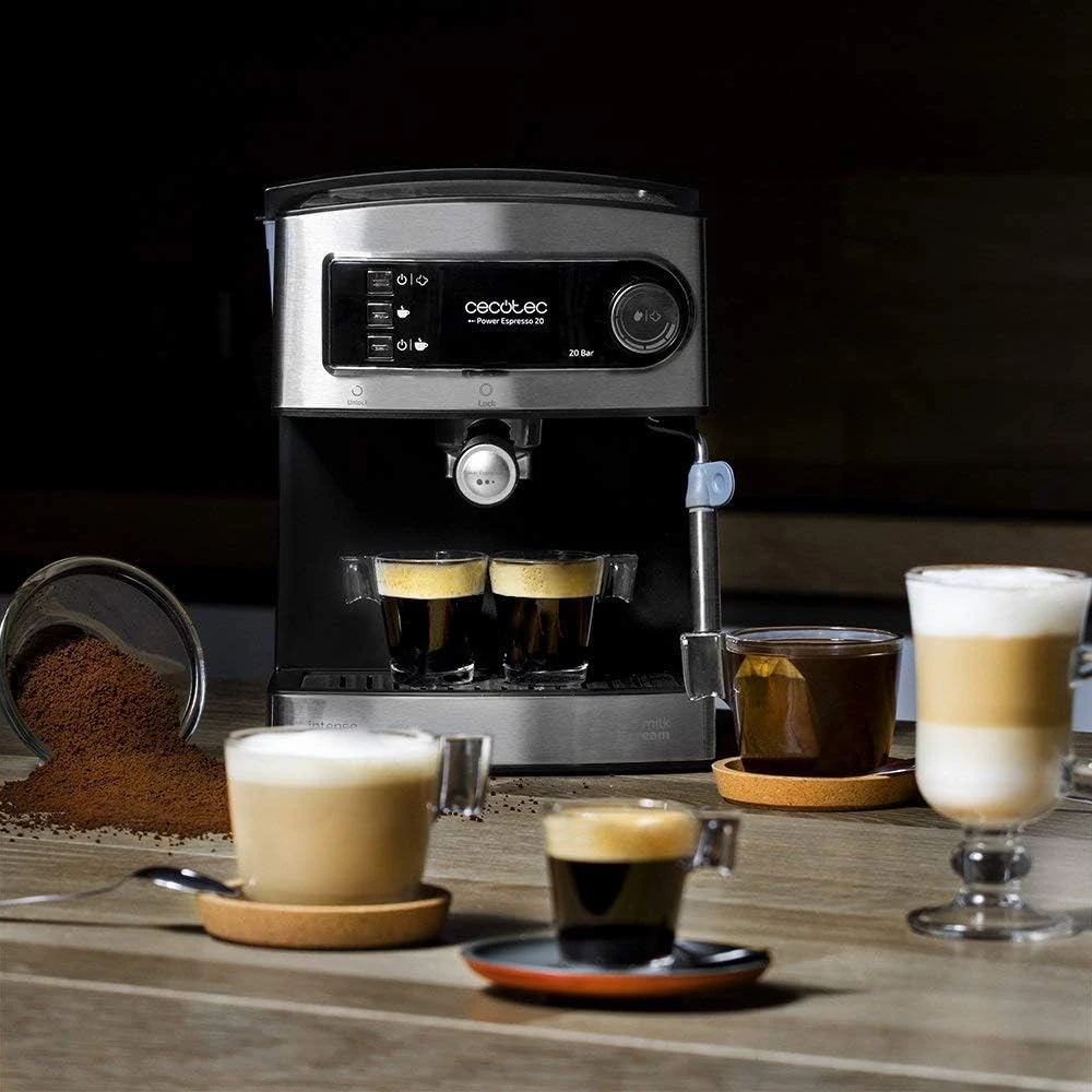 Cecotec kavos aparatas Power Espresso 20, 850 W, 20 bar, modelis 01503
