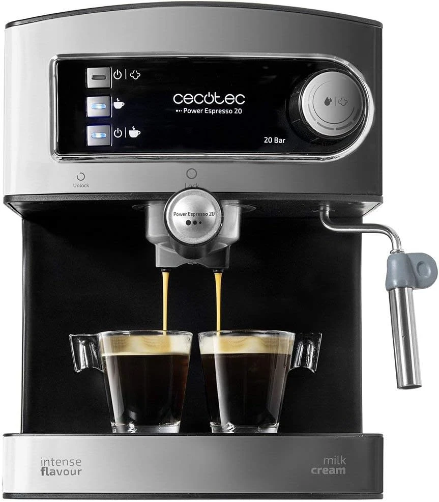 Cecotec kavos aparatas Power Espresso 20, 850 W, 20 bar, modelis 01503