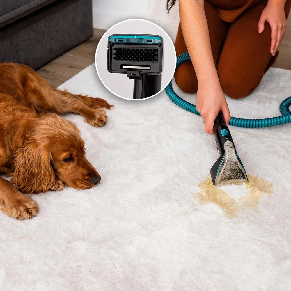 Cecotec kilimų ir apmušalų valymo įrenginys su garais 1700 W Conga 7000 Carpet&Spot Clean Steam XXL Pro