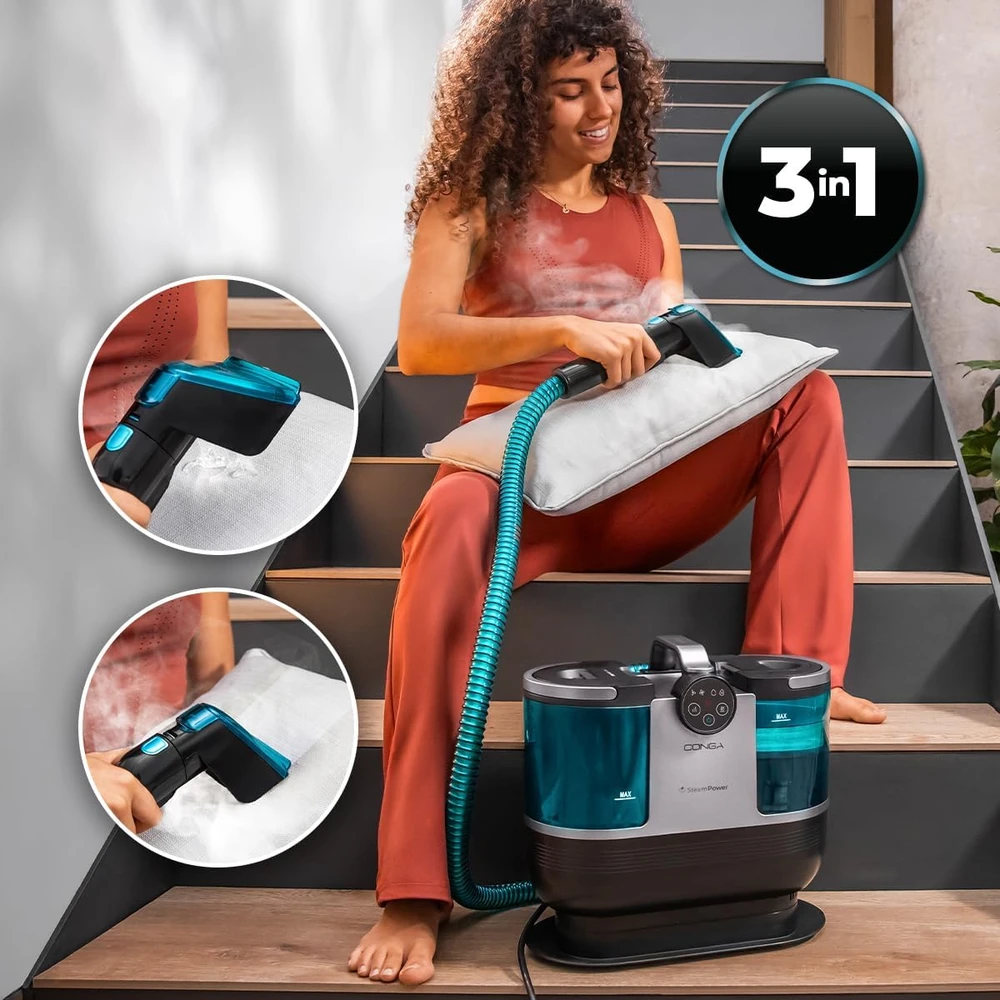 Cecotec kilimų ir apmušalų valymo įrenginys su garais 1700 W Conga 7000 Carpet&Spot Clean Steam XXL Pro