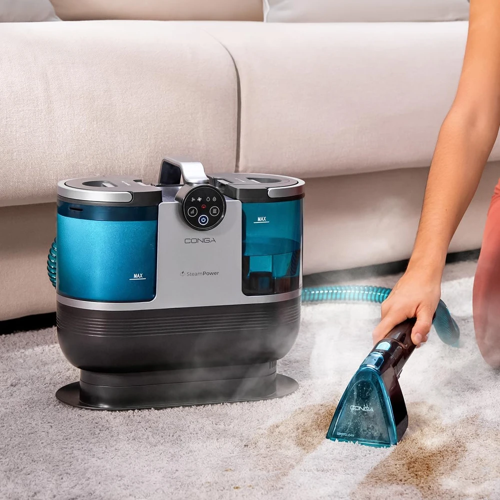 Cecotec kilimų ir apmušalų valymo įrenginys su garais 1700 W Conga 7000 Carpet&Spot Clean Steam XXL Pro