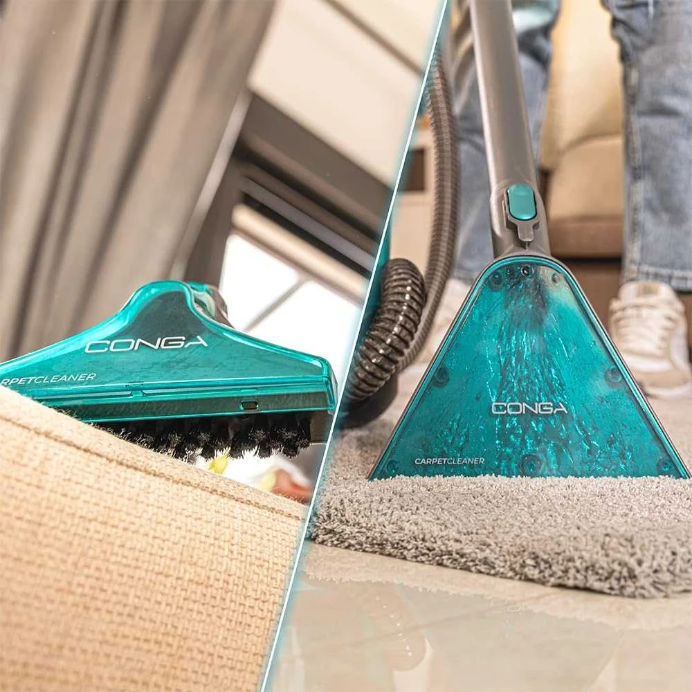 Cecotec kilimų valymo dulkių siurblys 800 W, 3 l ir 1,5 l talpos, Conga CarpetClean 10000 EasyHome