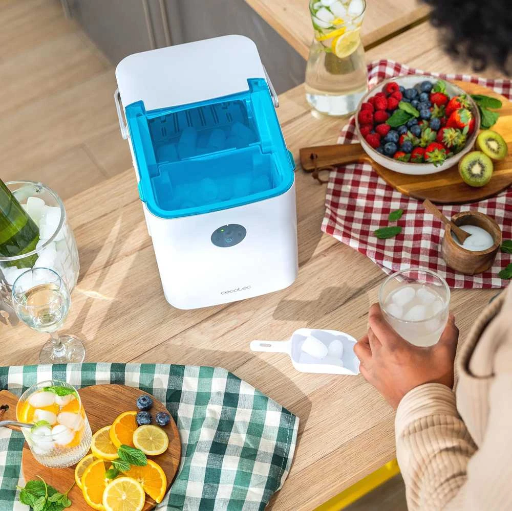 Cecotec ledo kubelių gaminimo aparatas 12 kg per dieną, 120 W, du dydžiai, Chillin' Ice 1200 Go