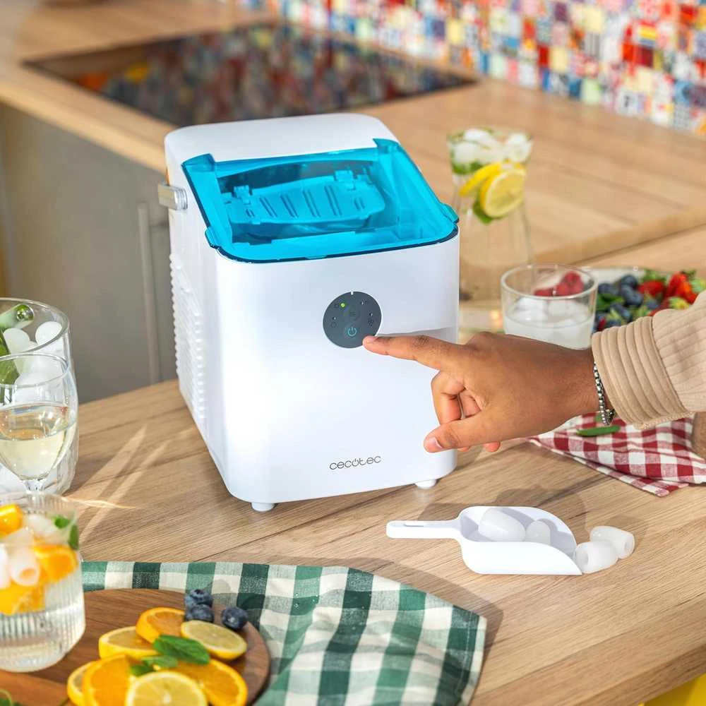 Cecotec ledo kubelių gaminimo aparatas 12 kg per dieną, 120 W, du dydžiai, Chillin' Ice 1200 Go