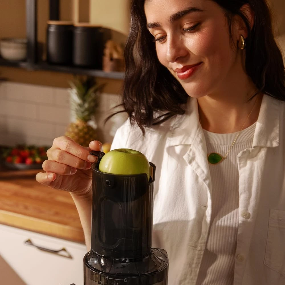 Cecotec lėtaeigė sulčiaspaudė, 200 W, 55 aps./min, nerūdijančio plieno, Juice&Live 1500 Slim