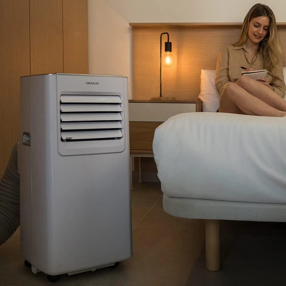 Cecotec mobilus oro kondicionierius su nuotolinio valdymo pultu, 7000 BTU, LED ekranas, 4 režimai, 15–20 m², 08170