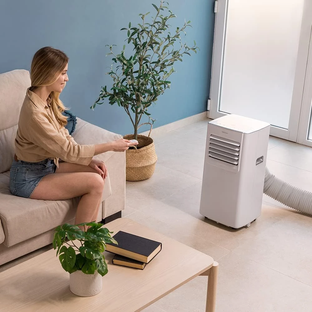 Cecotec mobilus oro kondicionierius su nuotolinio valdymo pultu, 7000 BTU, LED ekranas, 4 režimai, 15–20 m², 08170