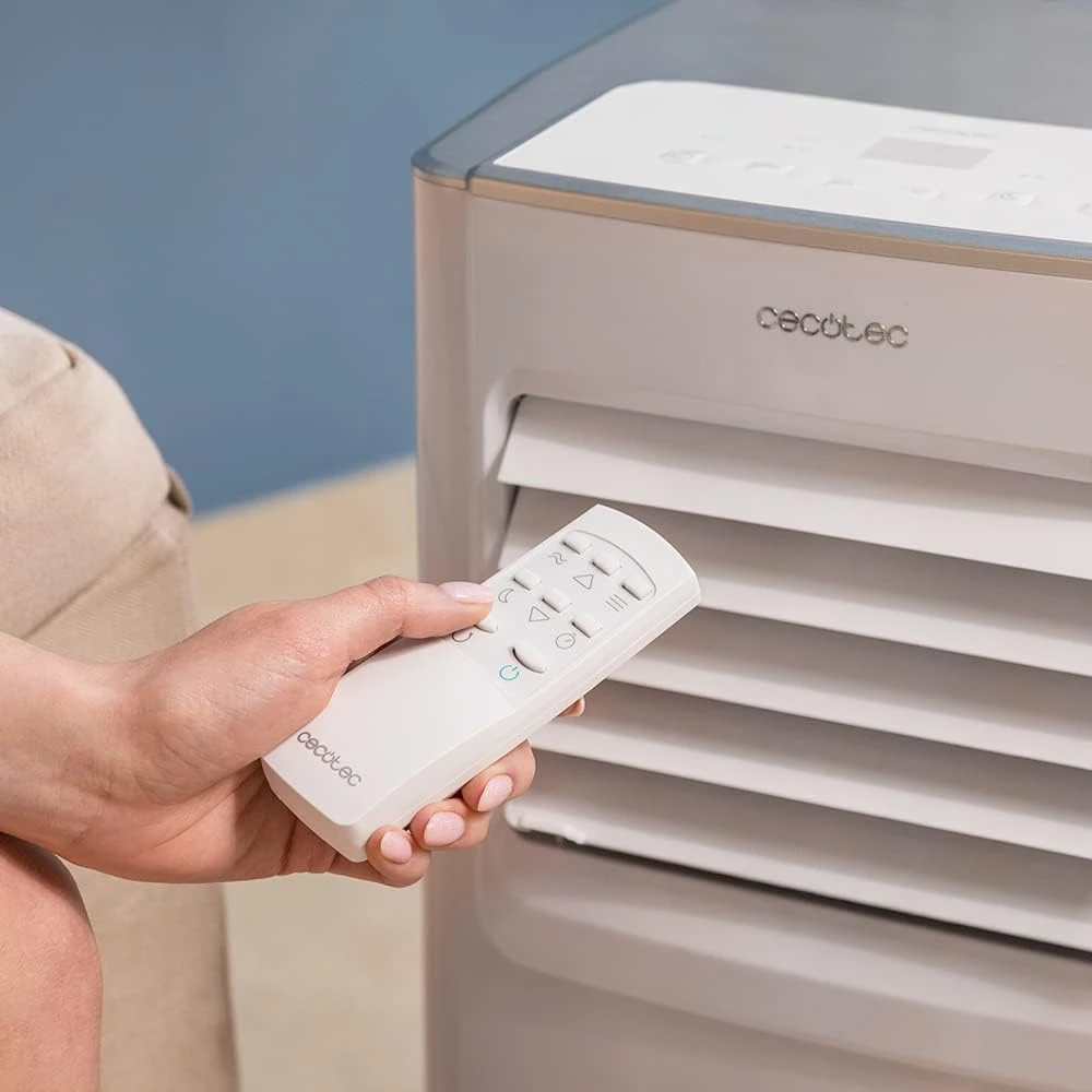 Cecotec mobilus oro kondicionierius su nuotolinio valdymo pultu, 7000 BTU, LED ekranas, 4 režimai, 15–20 m², 08170