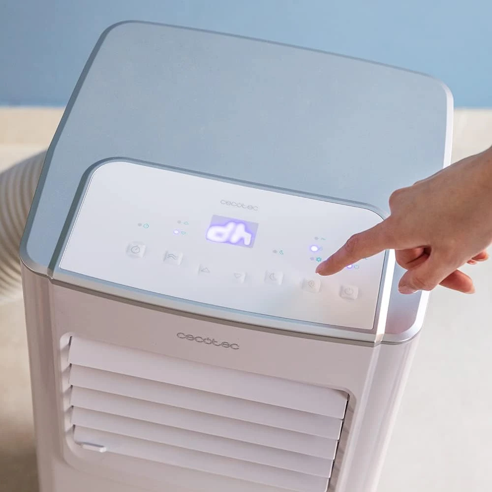 Cecotec mobilus oro kondicionierius su nuotolinio valdymo pultu, 7000 BTU, LED ekranas, 4 režimai, 15–20 m², 08170
