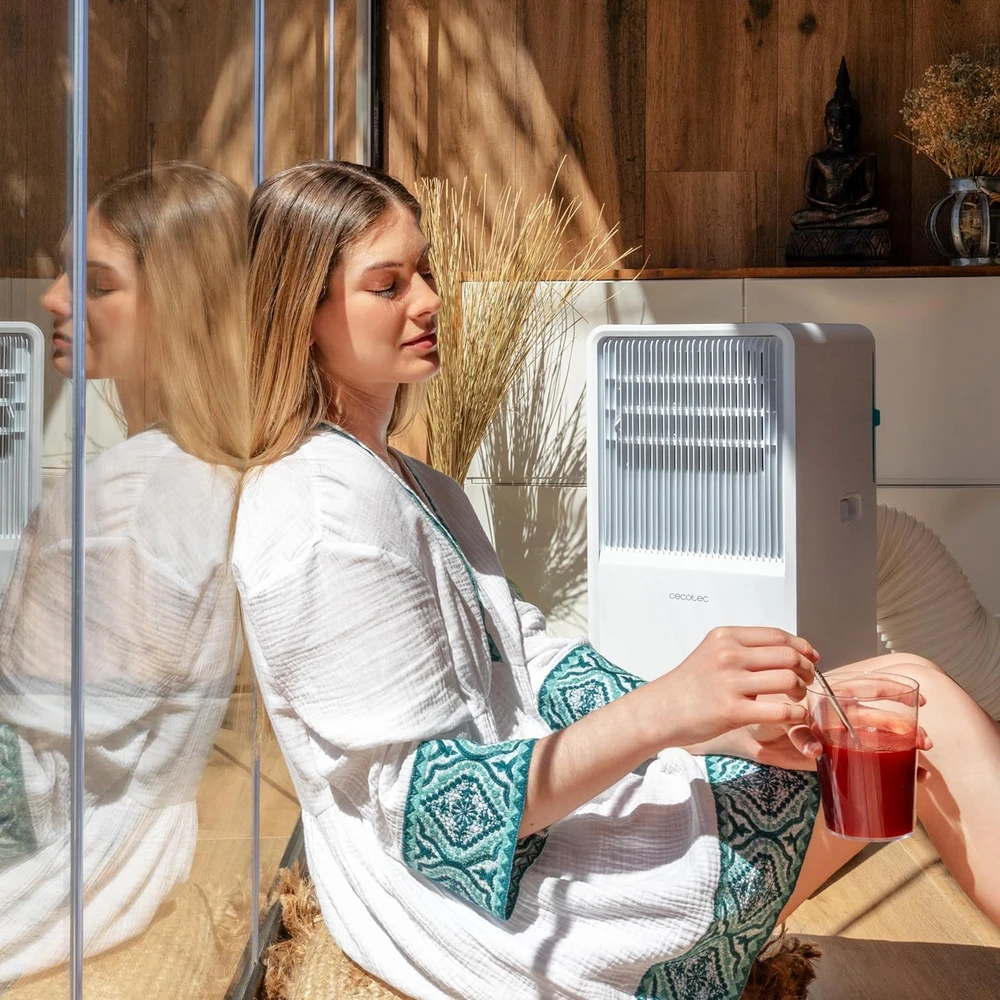 Cecotec Portable Oro kondicionierius | ForceClima 7550 Style Connected | Greičių skaičius 2 | Baltas