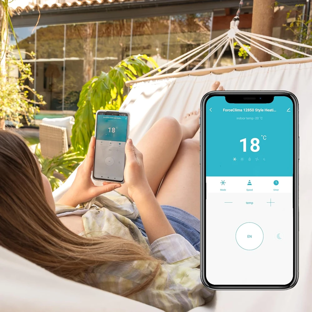 Cecotec Portable Oro kondicionierius | ForceClima 7550 Style Connected | Greičių skaičius 2 | Baltas