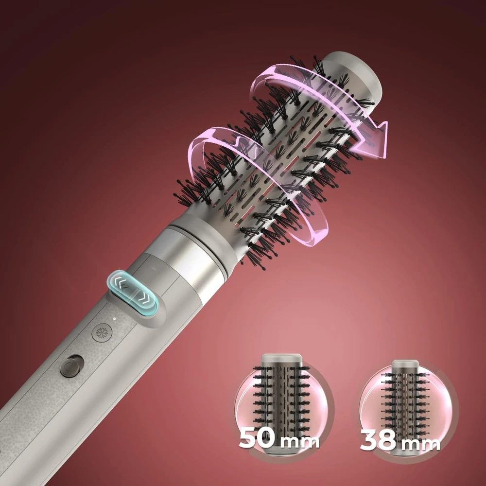 Cecotec plaukų formavimo šepetys 8 viename, 1500 W, CeramicCare 8in1 AirGlam Gyro