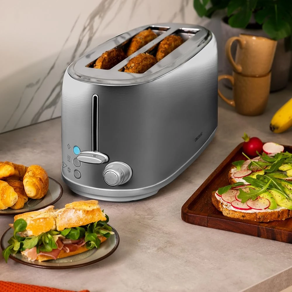 Cecotec skrudintuvas Toast & Taste 4 Retro, 1630 W, 2 platūs lizdai, 03207