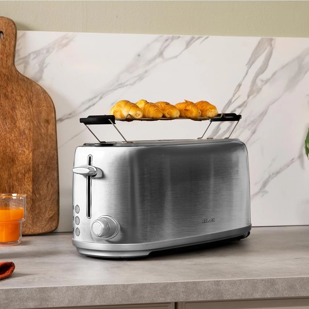 Cecotec skrudintuvas Toast & Taste 4 Retro, 1630 W, 2 platūs lizdai, 03207