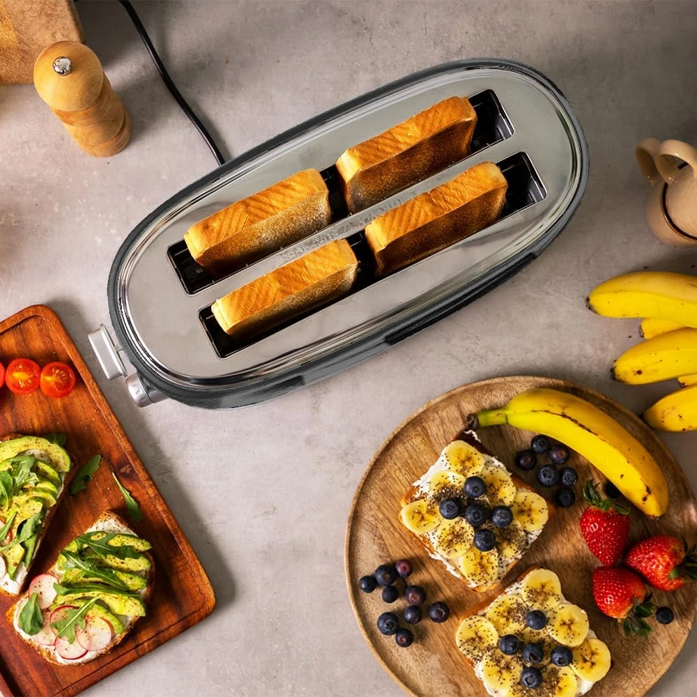 Cecotec skrudintuvas Toast & Taste 4 Retro, 1630 W, 2 platūs lizdai, 03207