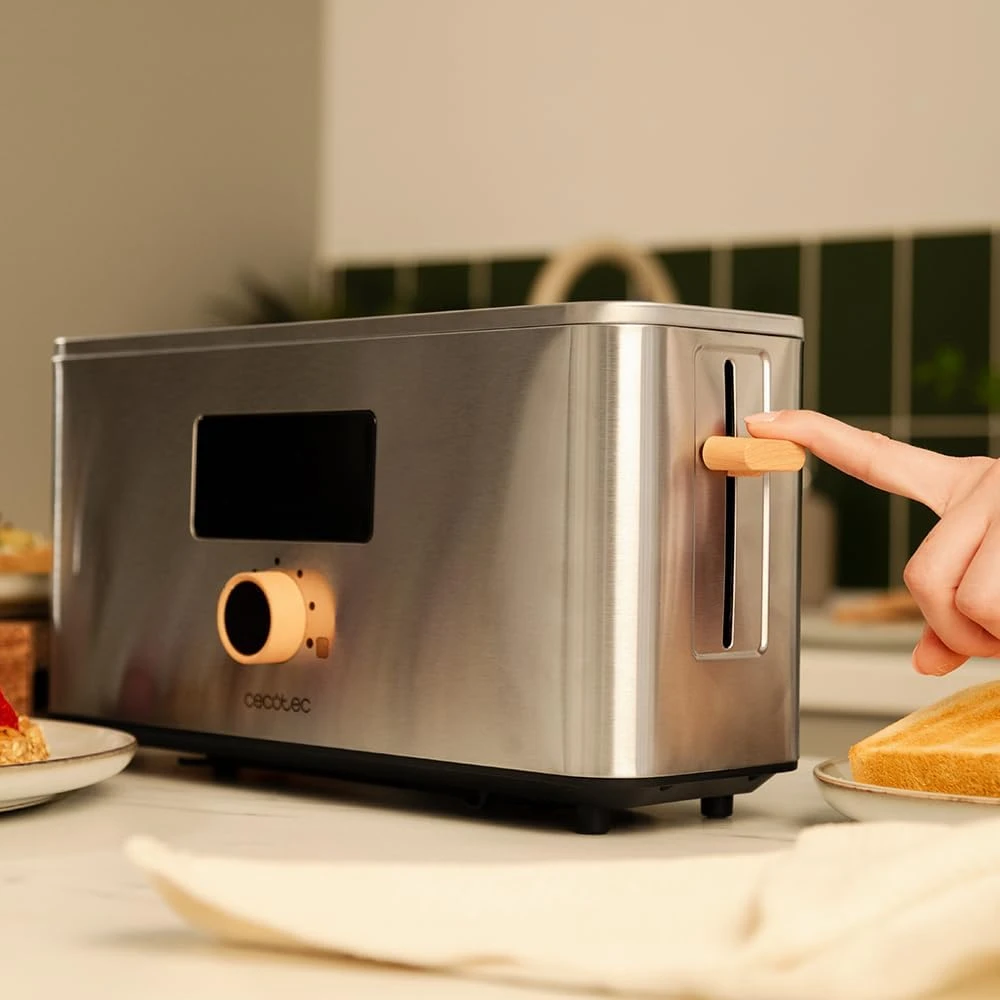 Cecotec skrudintuvas Touch&Toast Extra 1000 W su jutikliniu ekranu, modelis 04845
