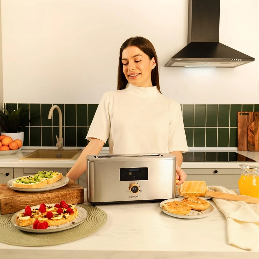 Cecotec skrudintuvas Touch&Toast Extra 1000 W su jutikliniu ekranu, modelis 04845
