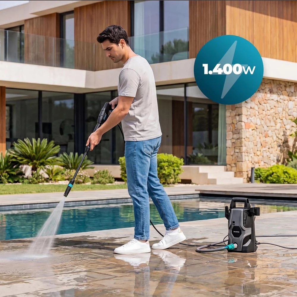 Cecotec slėginė plovimo mašina HydroBoost 1400 Essential Plus 1400 W, 105 barų
