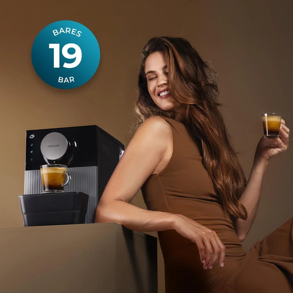Cecotec superautomatinis kavos aparatas Cremmaet Cube 1350 W, 19 bar, integruotas malūnėlis
