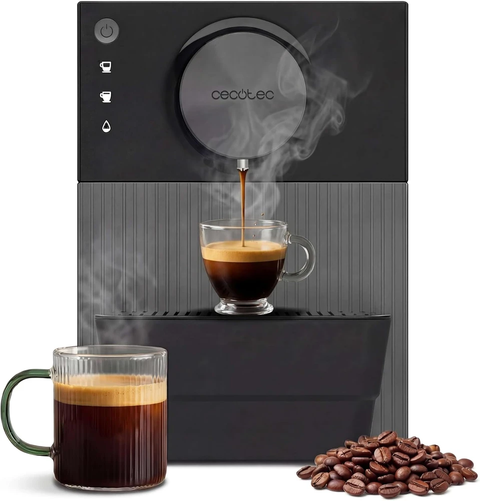 Cecotec superautomatinis kavos aparatas Cremmaet Cube 1350 W, 19 bar, integruotas malūnėlis