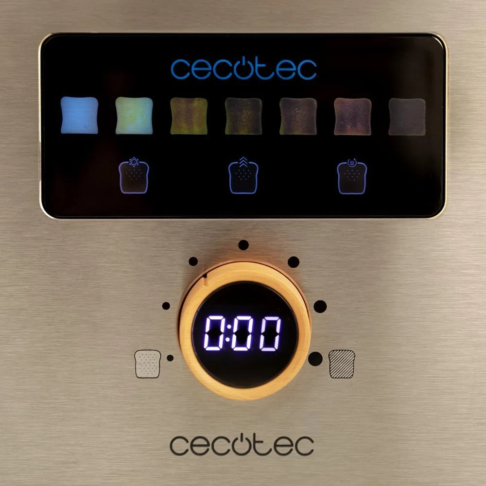 Cecotec vertikalus skrudintuvas Touch&Toast Double 950 W su jutikliniu ekranu, 04843