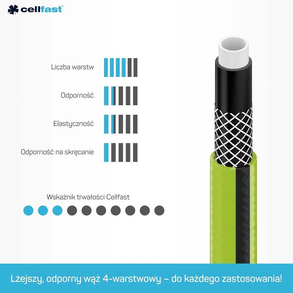 Cellfast C.ŽALIA ŽARNA. QUATTRO 1/2" 25m