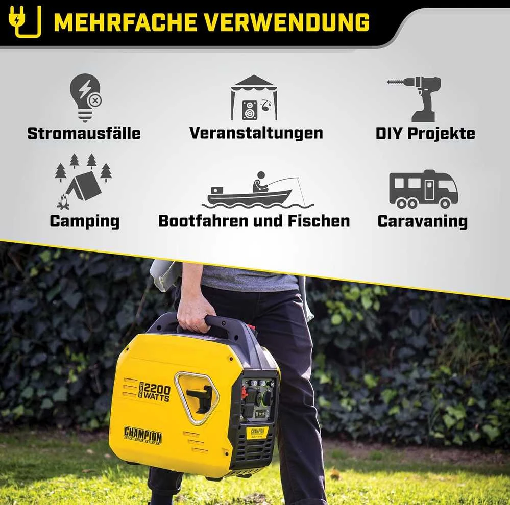 Champion Power Equipment benzininis generatorius, 2200 W, 4-taktis, The Mighty Atom