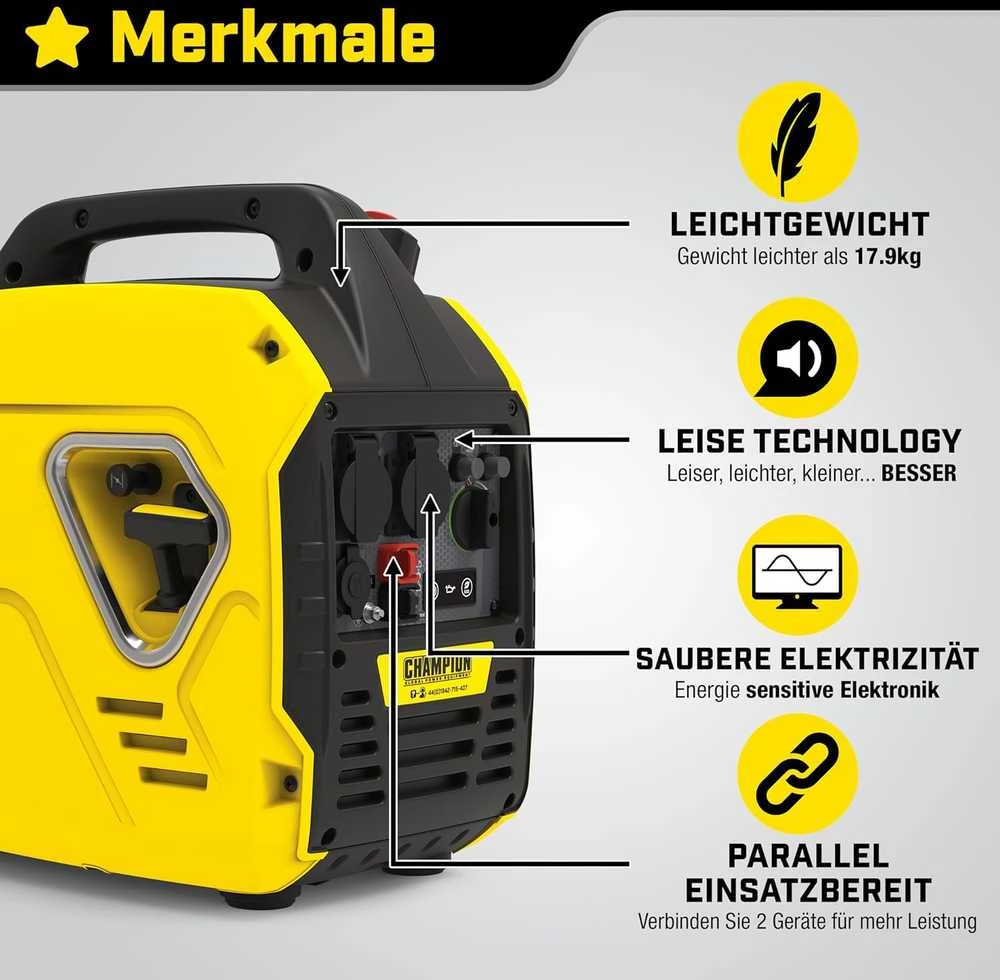 Champion Power Equipment benzininis generatorius, 2200 W, 4-taktis, The Mighty Atom