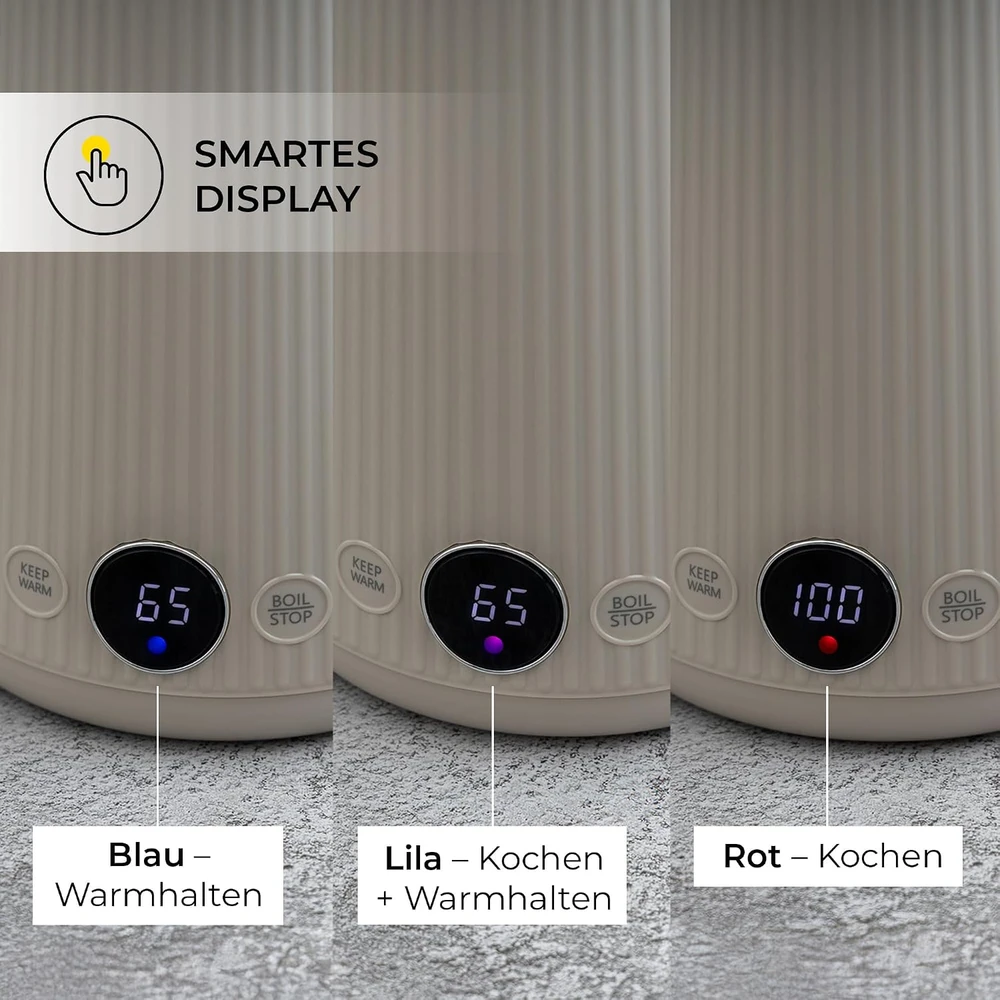 CHiATO elektrinis virdulys 1,7 l, 2200 W, temperatūros pasirinkimas, heatPLAY Groove