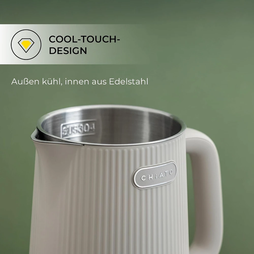 CHiATO elektrinis virdulys 1,7 l, 2200 W, temperatūros pasirinkimas, heatPLAY Groove