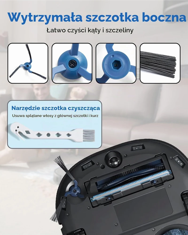 CHIKIXSON atsarginių dalių rinkinys robotui dulkių siurbliui eufy X10 Pro Omni, modelis x10