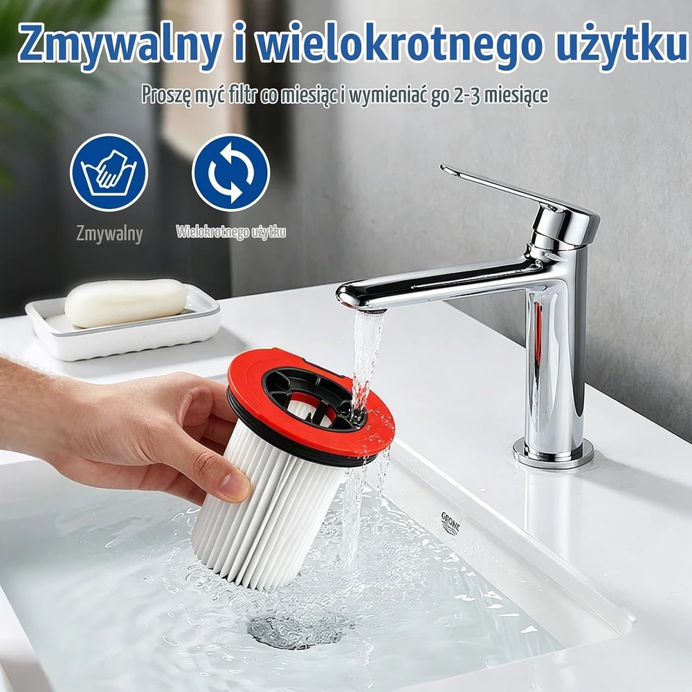 Chuancheng HEPA filtrų rinkinys Bosch Unlimited 9 ir 10 dulkių siurbliams 12050162